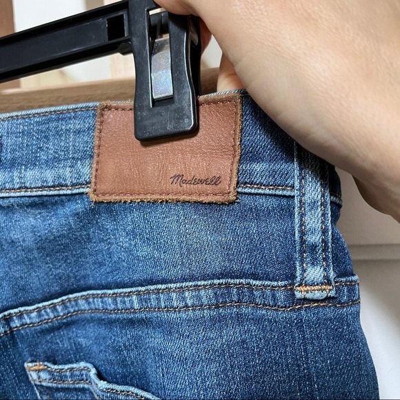Madewell 9" High-Riser Skinny Skinny Jeans Ripped and Patched Edition 28 Tall - Picture 7 of 11
